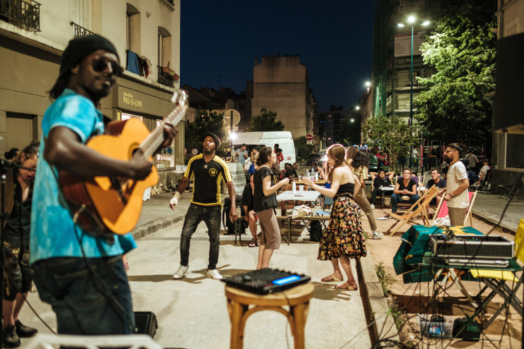 Soirée de l'assocition "Le Pas Pas Si Loin" à Pantin